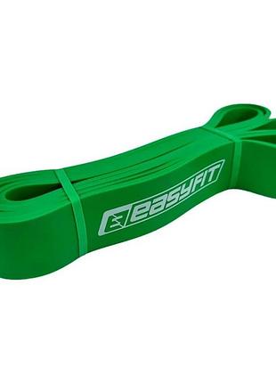 Резиновая петля для фитнеса easyfit ef-2654-5, 19-65 кг, зеленый