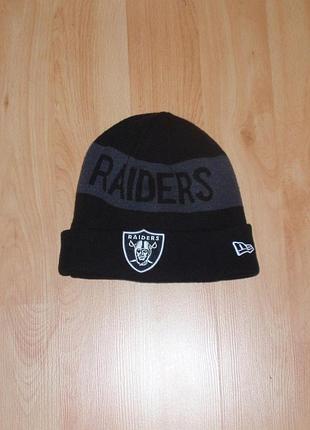 Тёплая шапка new era raiders nfl beanie acrylic fleece docker polo ck under original 24/22 см carhartt nike x jordan