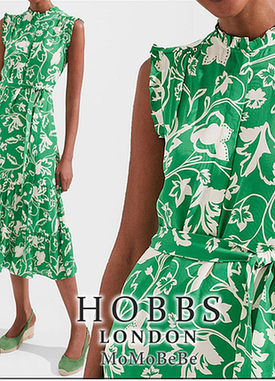 Сукня із віскози з карманами і поясом hobbs , р.16-18