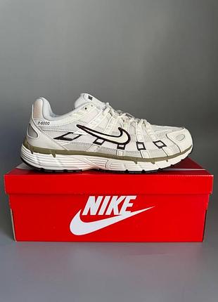 Уцінка кросівки унісекс nike p-6000 beige/bordo