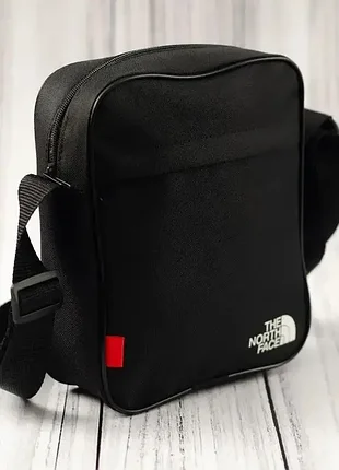 Сумка через плечо the north face черная спортивная