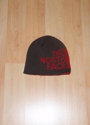 Двухсторонняя акриловая шапка the north face tnf  beanie acrylic red & brown under era original 20/24 см carhartt
