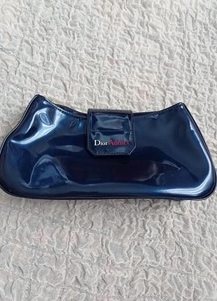Диор косметичка минимализм лаковая dior