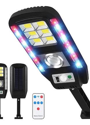 Прожектор led настенный cl-728 сенсорный уличный с солнечной панелью и