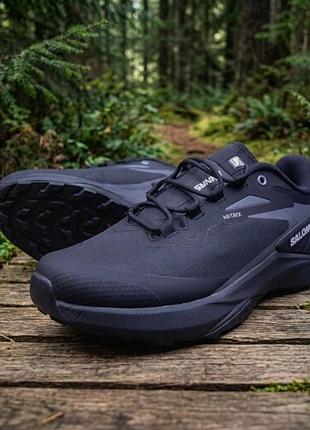 Salomon genesis gore-tex черные с серым