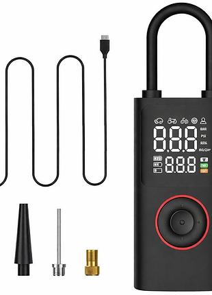 Автомобільний компресор акумуляторний з автовідключенням і power bank atj-005