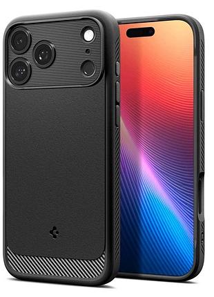 Защитный чехол spigen rugged armor magfit для apple iphone 17 pro max с поддержкой magsafe, black
