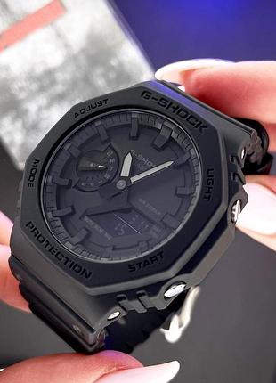 Чоловічий наручний годинник casio g-shock ga-2100-1a1 чорний