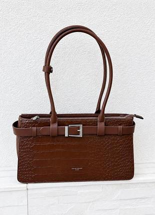 Женская сумка blaire bag dj croc bordo вт4731