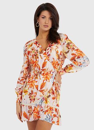 Сукня жіноча коротка в квіти guess s-m