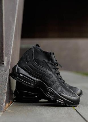 Nike air max 95 sneakerboot black 4