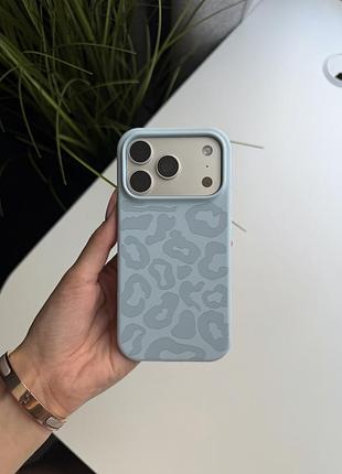 Чохол iphone camo blue 17 pro max