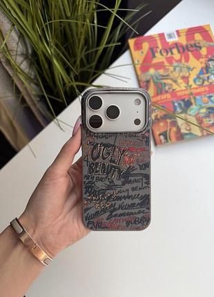 Чехол iphone grey ugly beaty 15