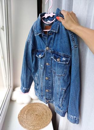 Джинсова куртка zara