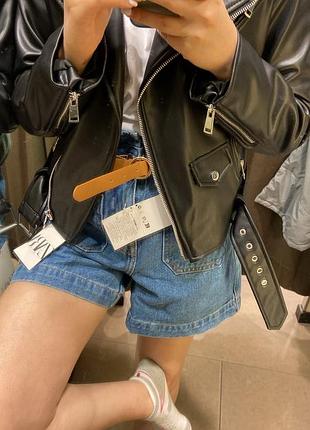 Жіночі джинсові шорти zara, розмір 34 (s)