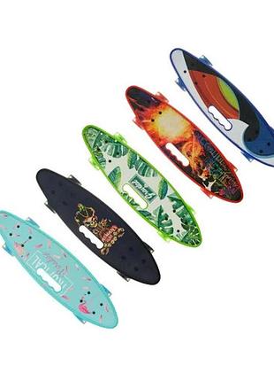 Пенніборд зі світною дошкою • дитячий і підлітковий penny board зі світними
