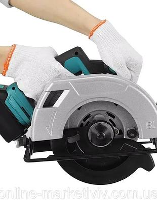Аккумуляторная циркулярная пила circular saw x-510 48v с 2 акб • беспроводная