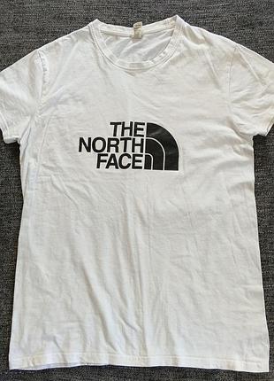 Біла жіноча бавовняна футболка the north face / roly, розмір s