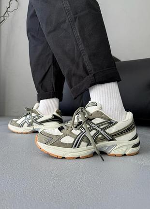 Мужские кроссовки asics gel-1130 white/khaki
