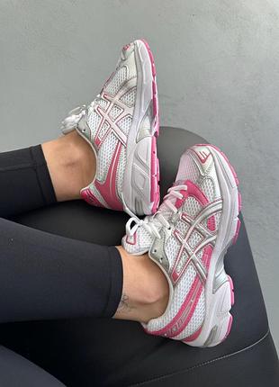 😍 женские кроссовки asics gel-1130 white/pink