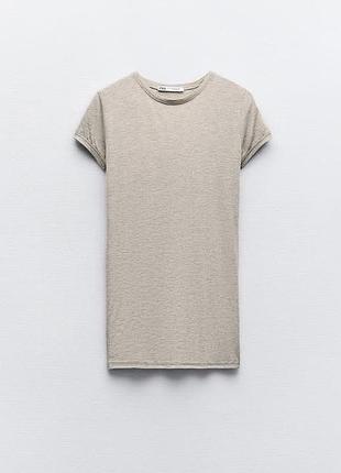 Футболка zara высокого качества, вискоза+шерсть+лиоцелл