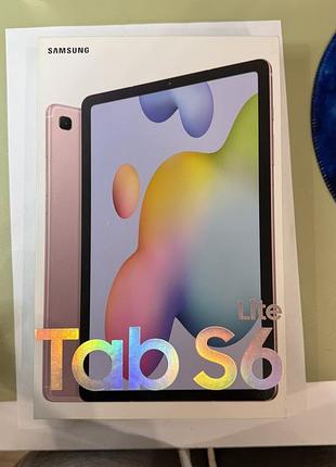 Samsung galaxy tab s6 lite sm-p613 4/64 гб wi-fi рожевий + microsd 128