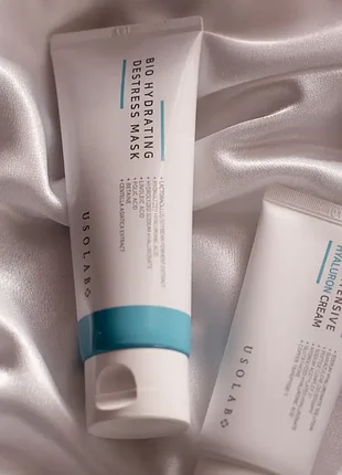 Увлажняющая-биостимулирующая маска для usolab bio hydrating destress mask