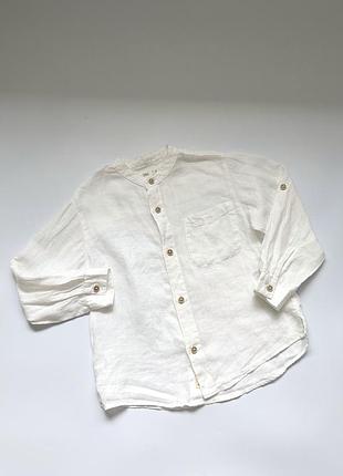 ✨ лляна сорочка zara linen edition для хлопчика ✨