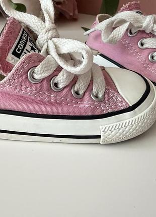Дитячі кеди,кросівки для дівчинки converse