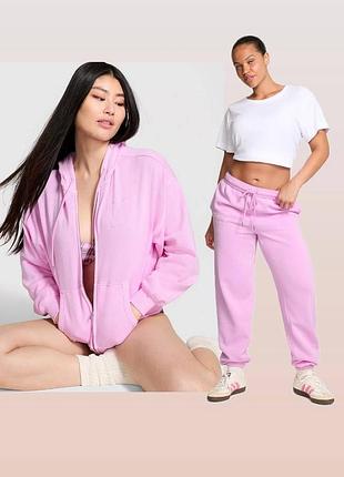 Спортивний прогулянковий костюм худі штани victoria’s secret pink оригінал