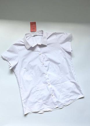 ✨ нова шкільна біла сорочка/блузка marks & spencer (m&s school) для дівчини ✨