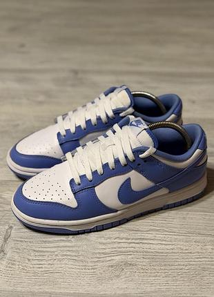 Чоловічі кросівки nike dunk low polar blue оригінал р41