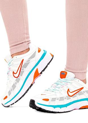 Кросівки nike p-6000 white aqua арт 15563