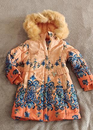 Зимове пальто kiko, 122 зріст