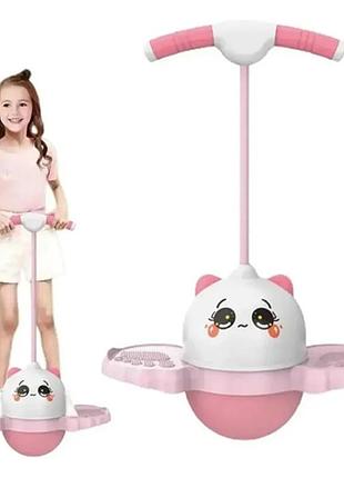 Дитячий джампінг toycloud з підсвіткою pogo jumper салатовий