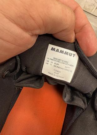 Черные кроссовки mammut ultimate pro low gtx gore-tex 8