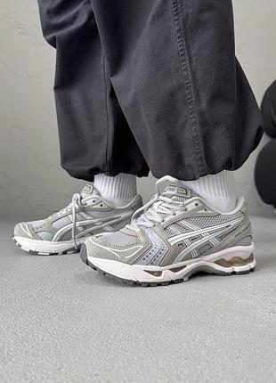 😍 жіночі кросівки asics gel-kayano 14 beige/grey