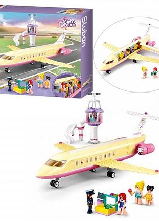 Конструктор sluban m38-b1166 "girls dream" самолет 384 дет