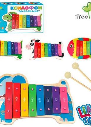 Деревянная игрушка tree toys md 1854 ксилофон 29 см