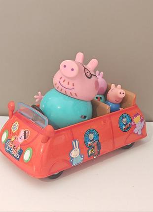 Игровой набор peppa pig машина семьи пеппы