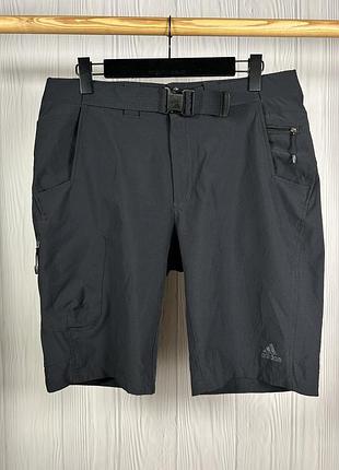 Adidas outdoor технологічні функціональні аутдорні шорти з ременем розмір xl