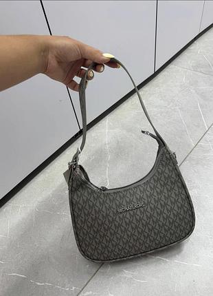 Сумка-багет michael korsв расцветках, сумка майкл корс, сумка michael kors сірий