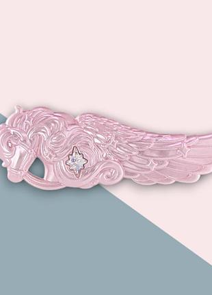 Шпилька для волосся flower knows knight unicorn pink crystal