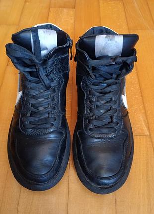 Високі шкіряні кросівки nike 37