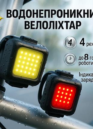 Перезаряжаемый велосипедный фонарь, фонарь для велосипедистов с зарядкой, фонарик для велосипеда ne-42