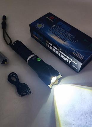Переносний ручний потужний ліхтар led ліхтар переносний акумуляторний тактичні ліхтарі з зумом xr-13