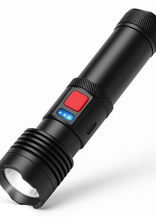 Портативный светодиодный фонарь с usb-зарядкой x-balog bl-x72-p90, долговечный светодиодный фонарь gn-41