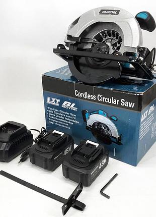 Акумуляторна циркулярна пилка krafftec 48v kt-64