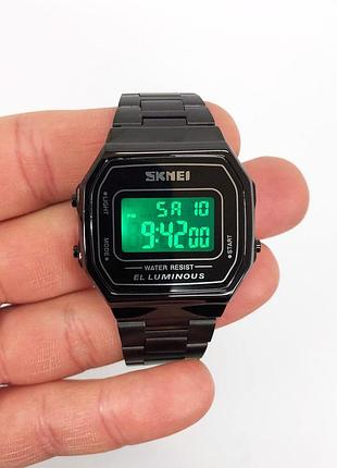 Старинные мужские часы skmei 1647bk, классические наручные часы retro классик скмей do-30