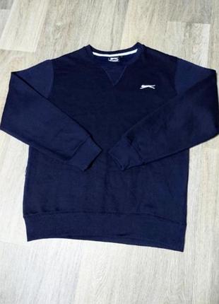 Чоловічий темно-синій світшот slazenger, розмір l.